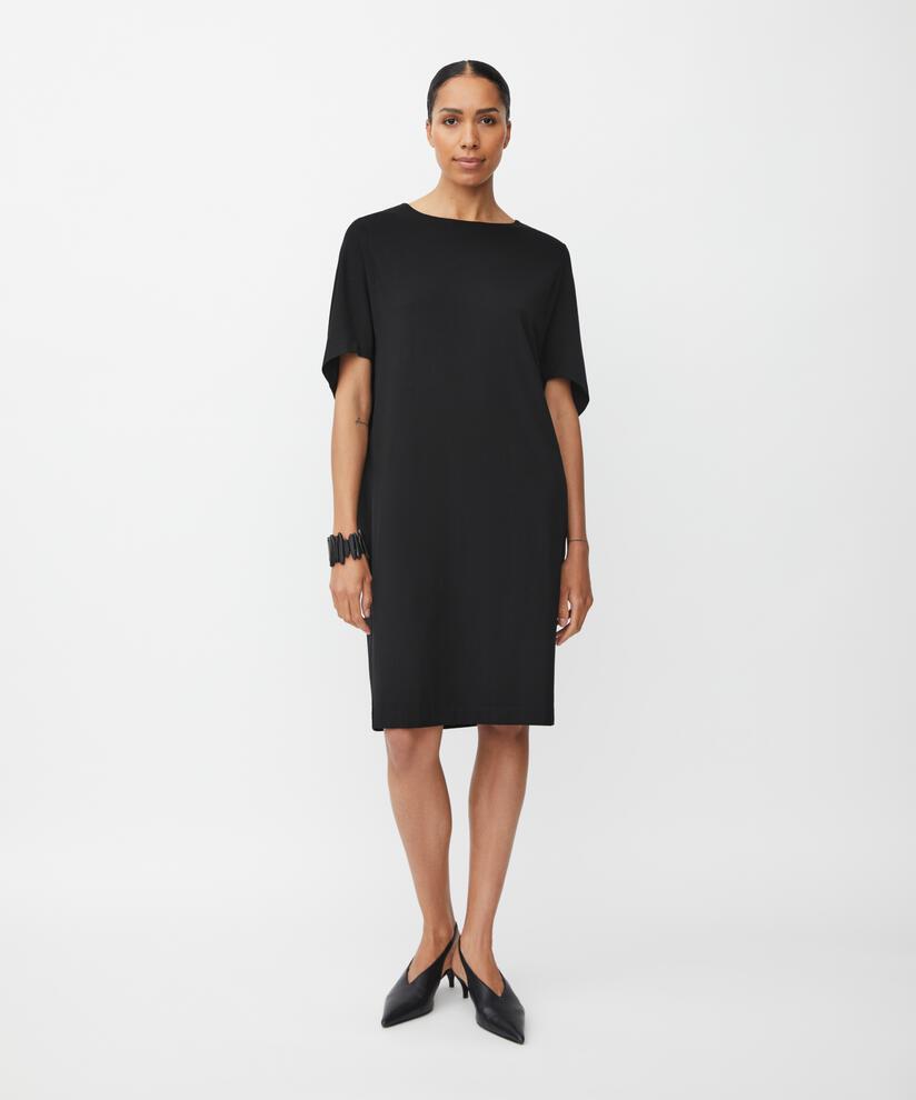 Nattie JERSEY Klänning, Black