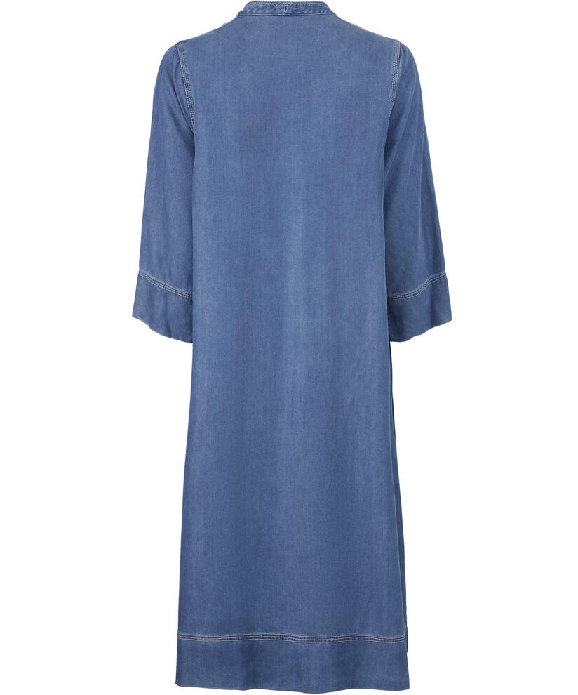 NILSA KLÄNNING, Blue Denim
