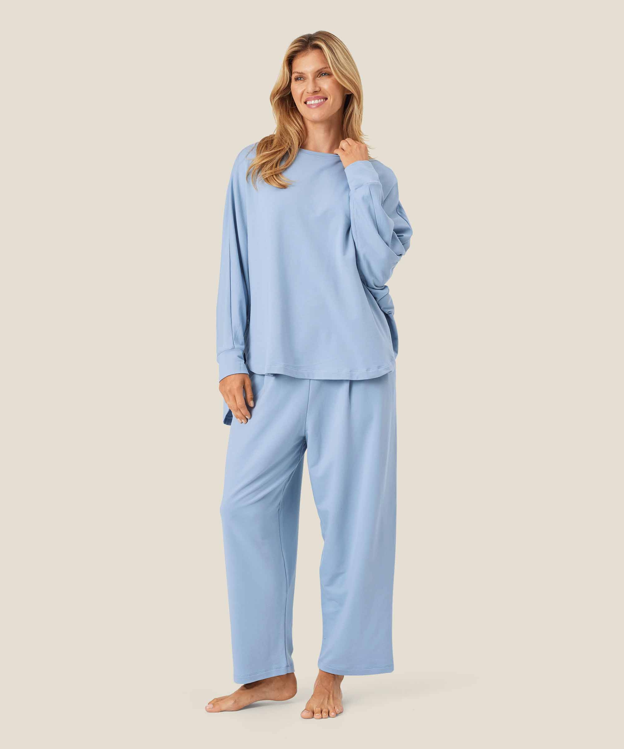 Penelope JERSEY Byxa, Blue Fog