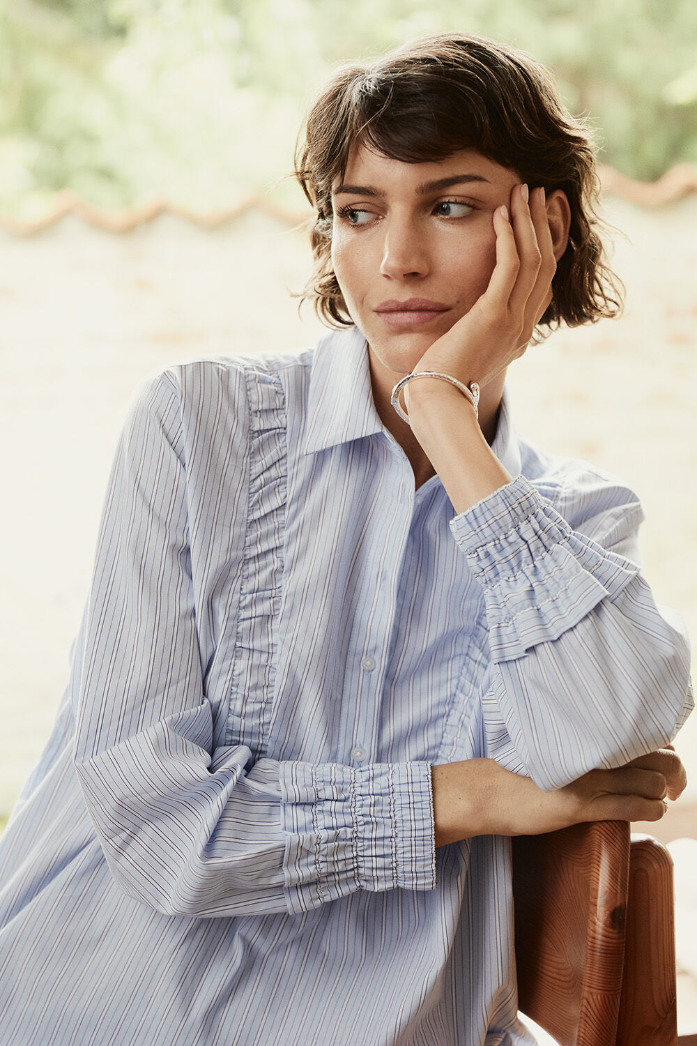 Getisha Tunika - Placid Blue, Ryselle Armband - Silver