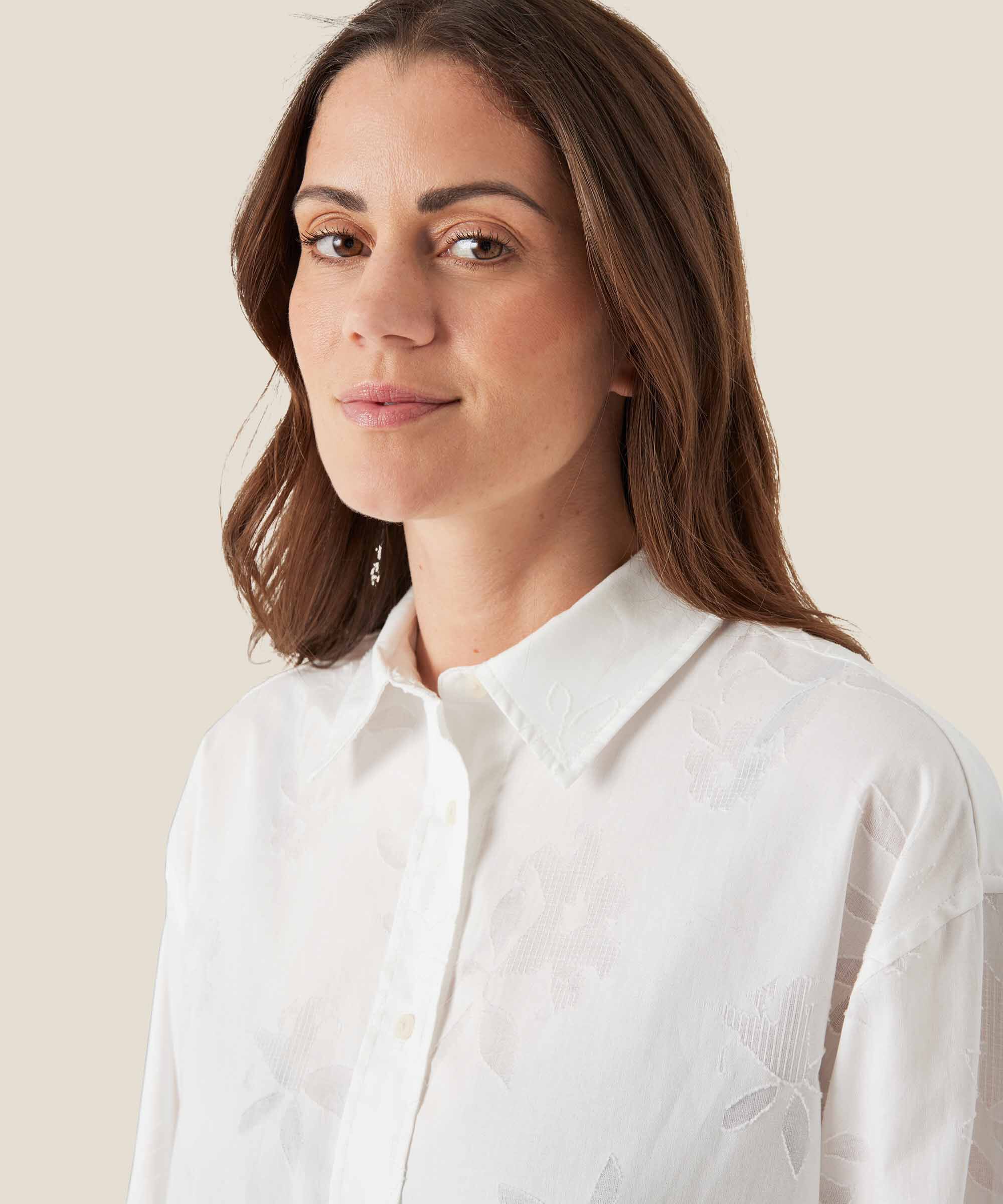Idette Skjorta, White