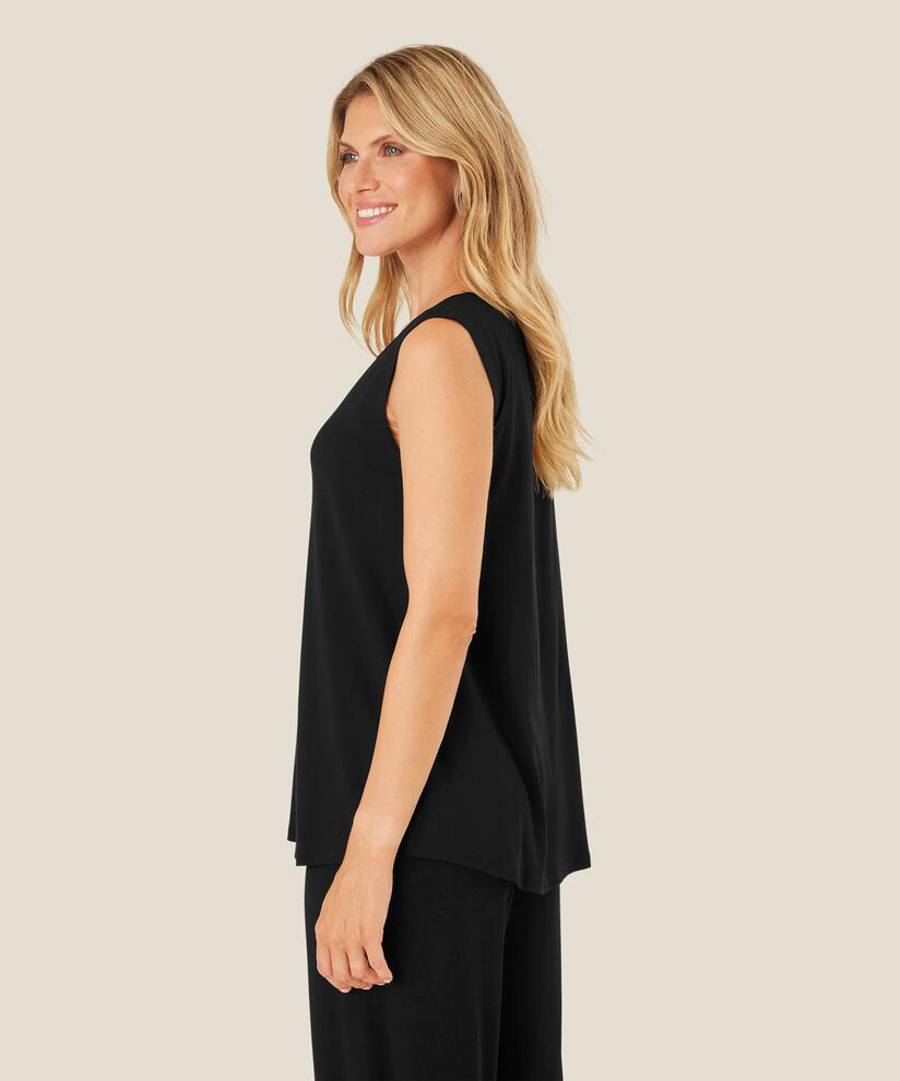 Elisa JERSEY Topp, Black