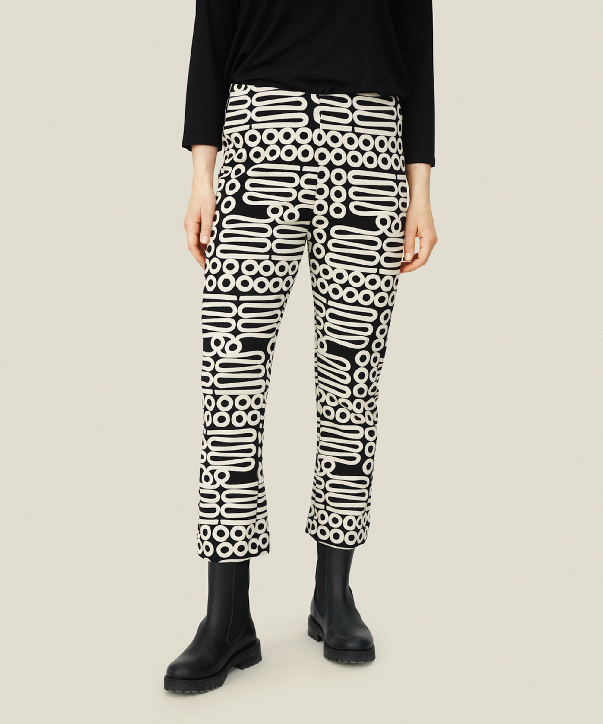 PABA JERSEY BYXOR, Black