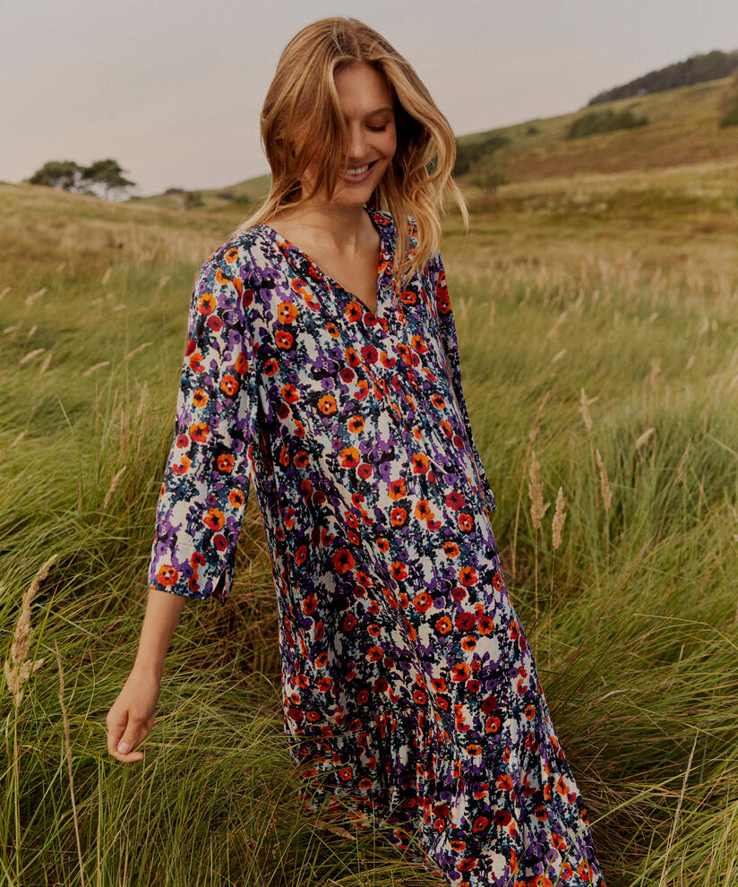 Nampula Klänning, Meadow Violet