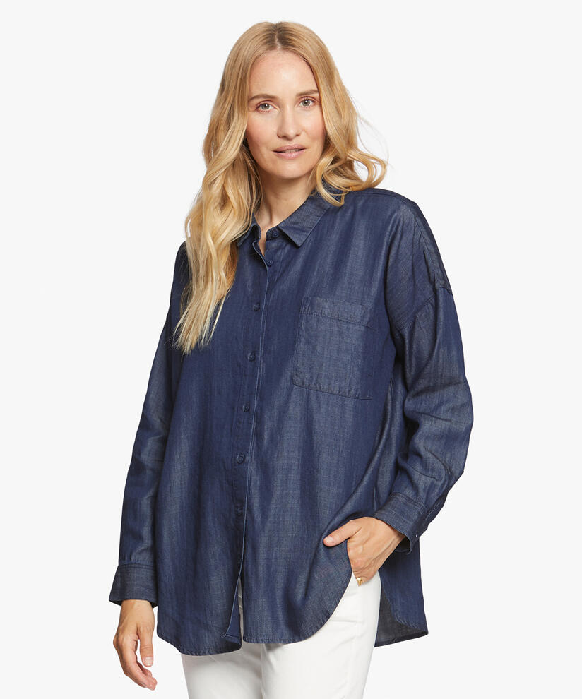 INGA SKJORTA, Dark Denim