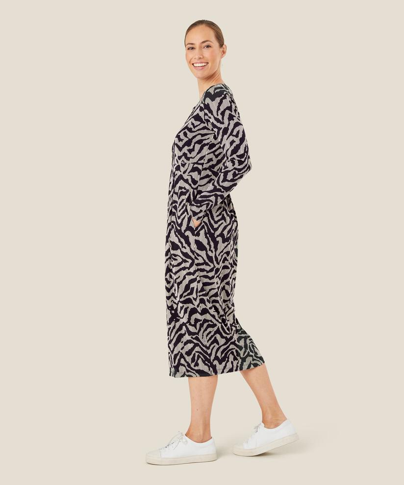 Nilana JERSEY Klänning, Black