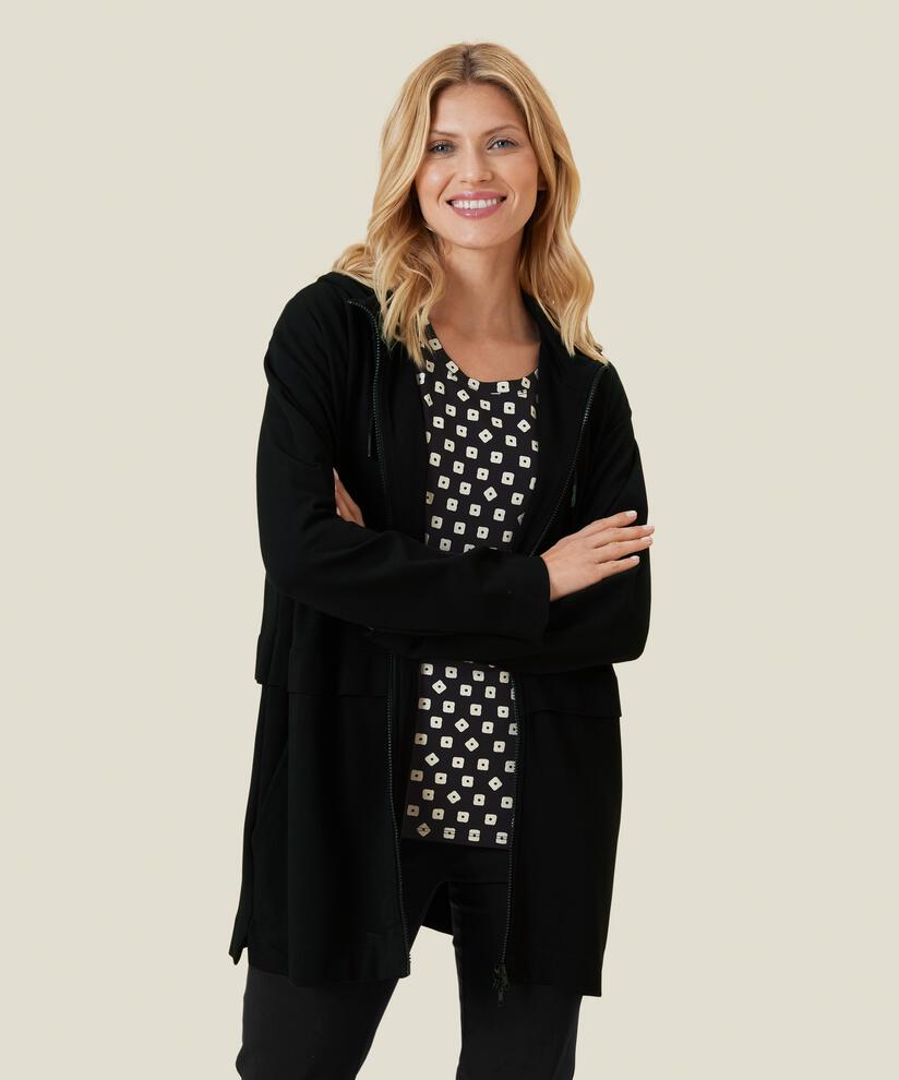 JEDIDA JERSEY JACKA, Black