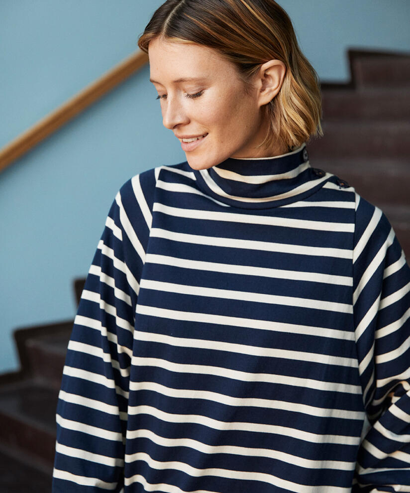 Nejanas JERSEY Klänning, Navy Blazer