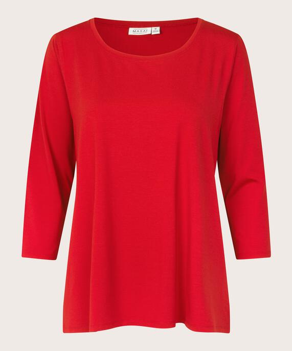 Cecille JERSEY Topp, Scarlet Sage