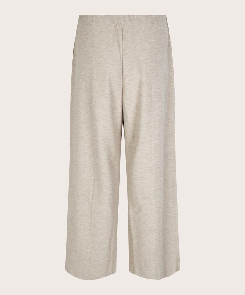 Pilvi JERSEY Byxor, Beige melange