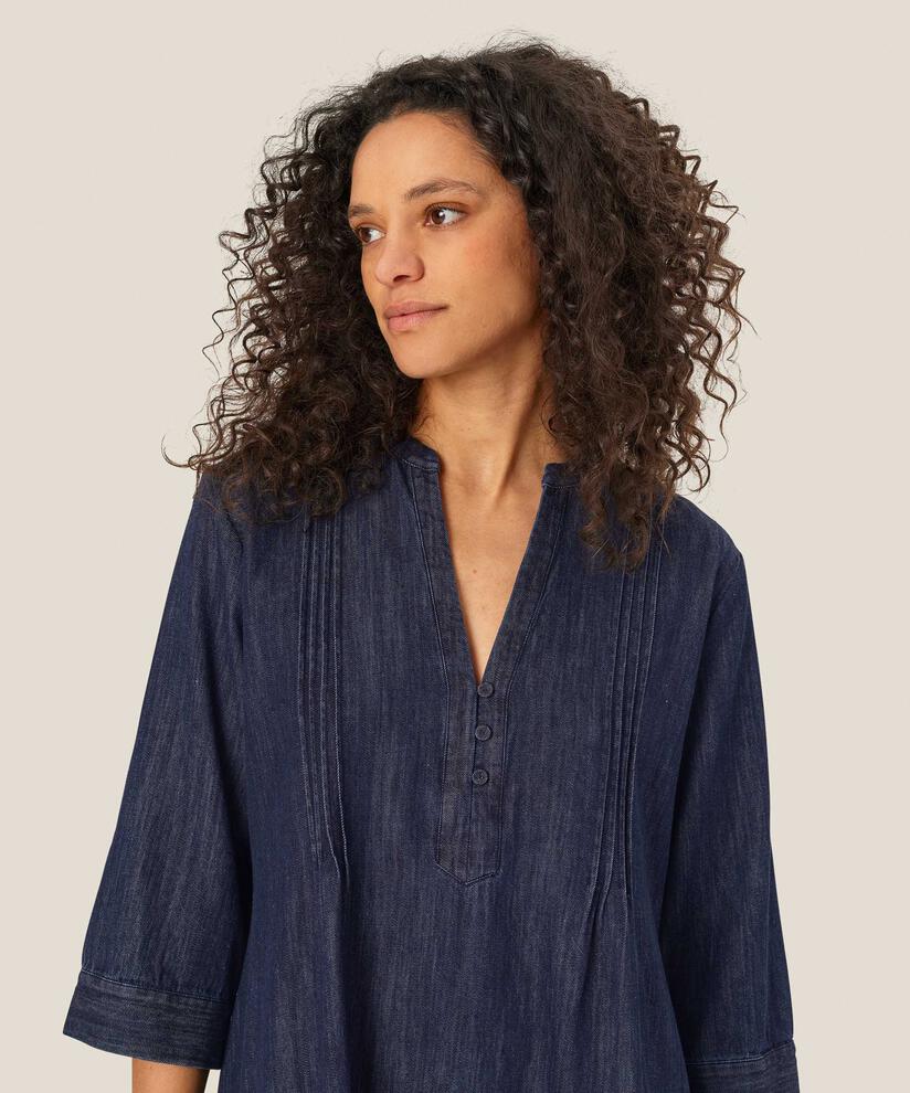 Nakilla Denim Klänning, Dark Denim