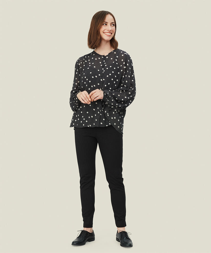 IRUSKA SKJORTA, Black