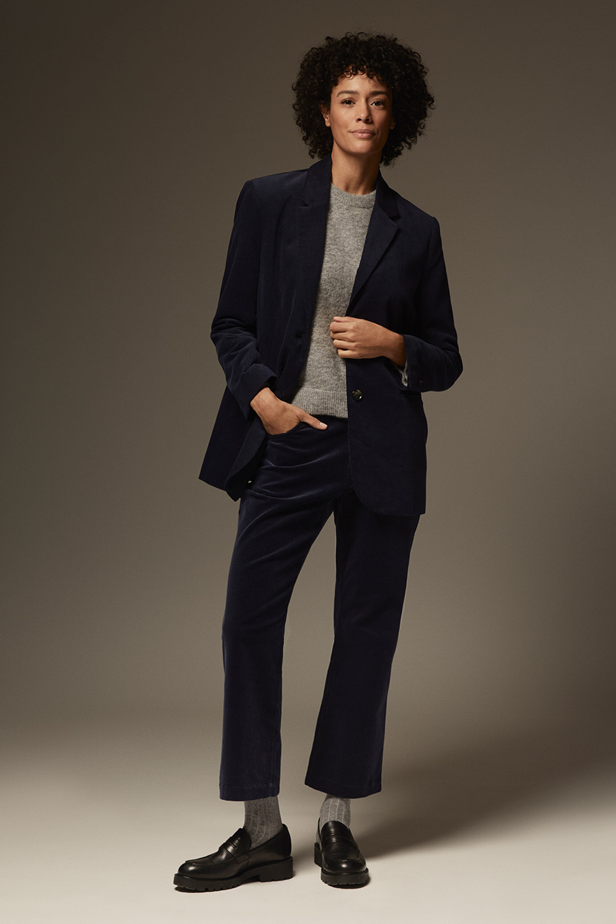 Jaxi Jacka - Navy Blazer, Portisca Byxor - Navy Blazer