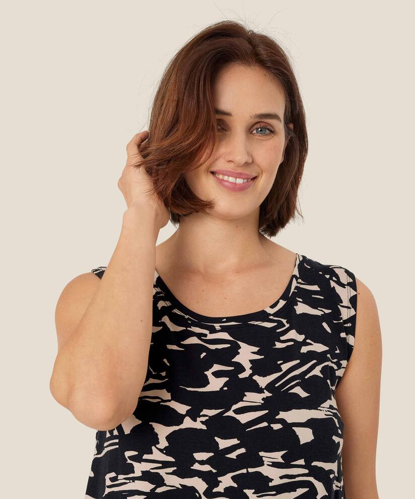 Elisa JERSEY Topp, Black