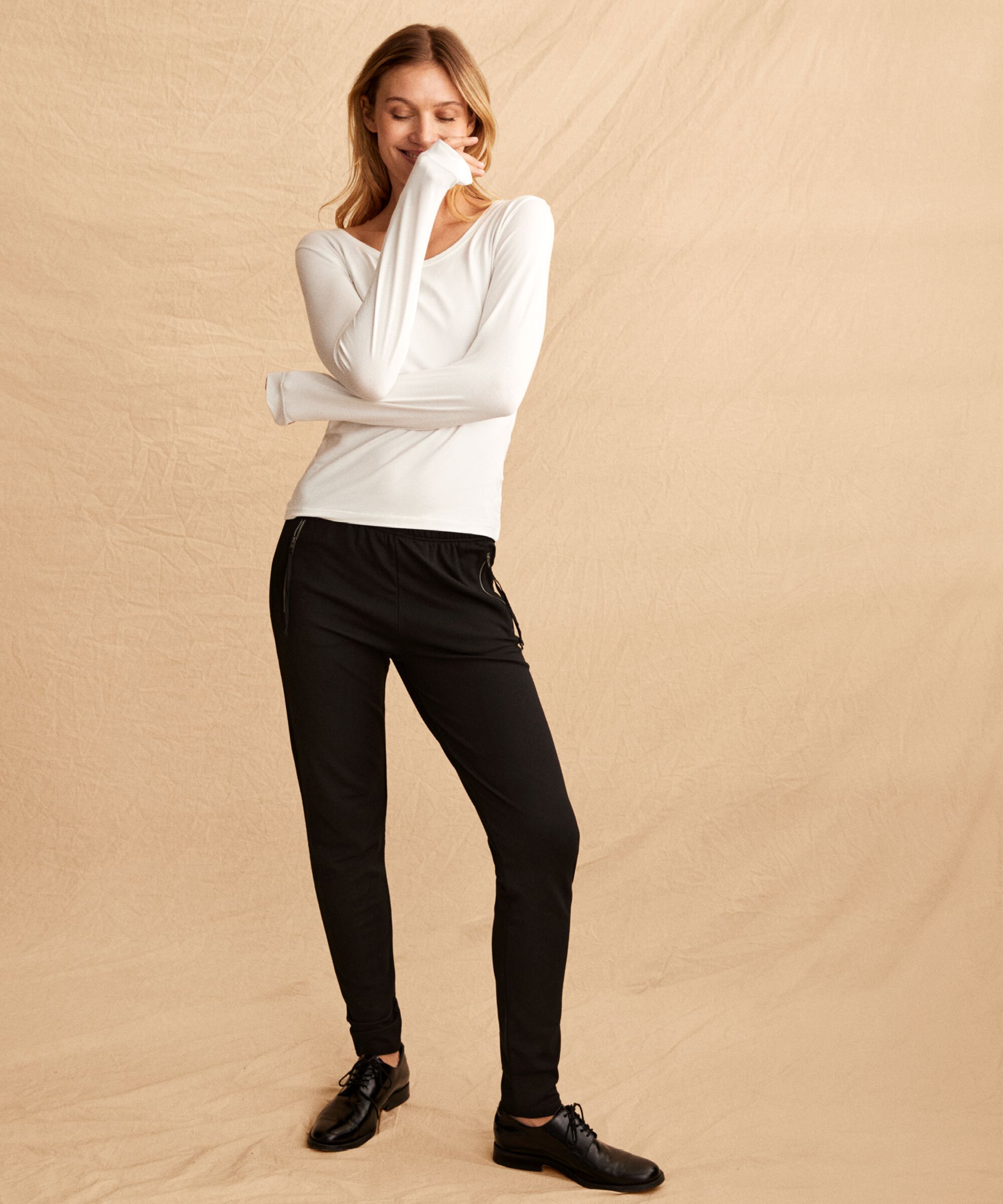 PARISSI Jersey Byxa, Black