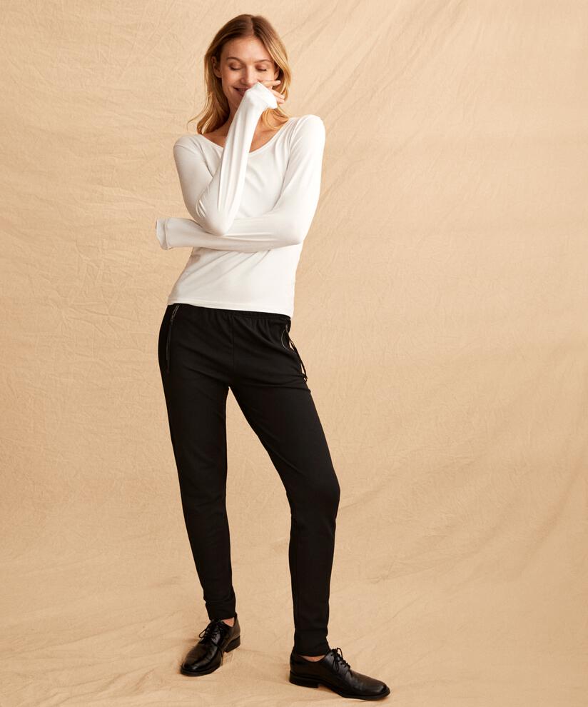 PARISSI Jersey Byxa, Black