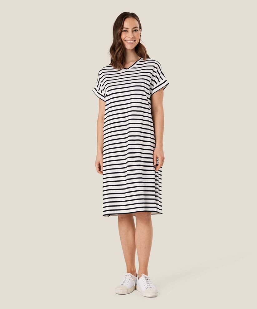 Nabila JERSEY Klänning, Black