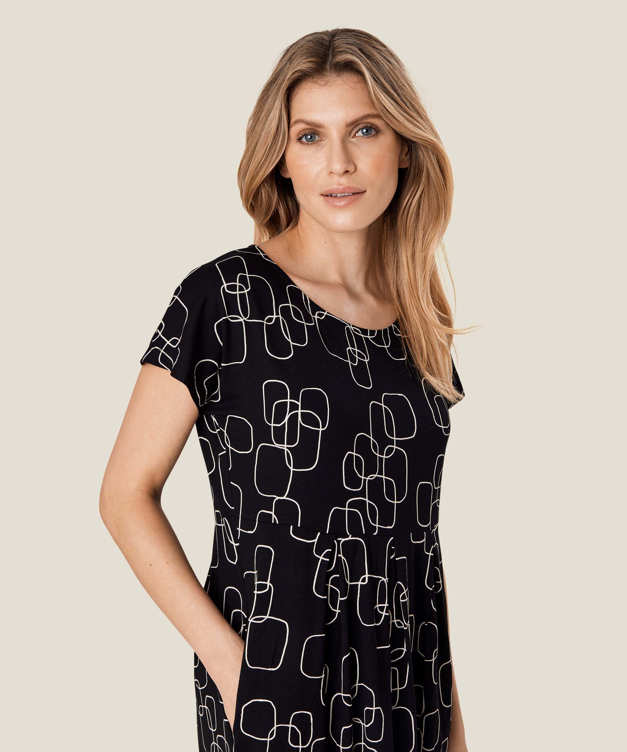 Olnia JERSEY Klänning, Black