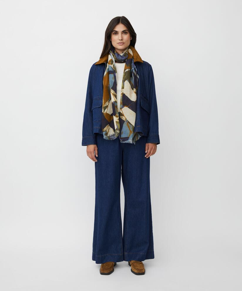Azuroa Scarf, Bijou Blue