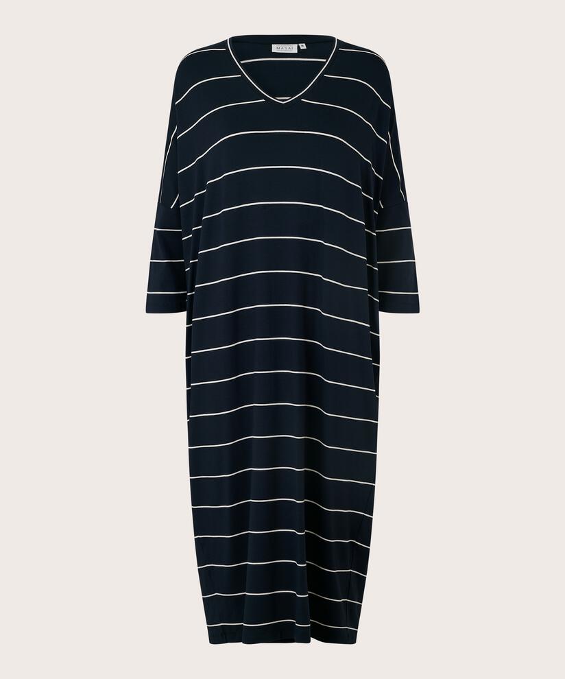 NYRINI JERSEY KLÄNNING, Navy