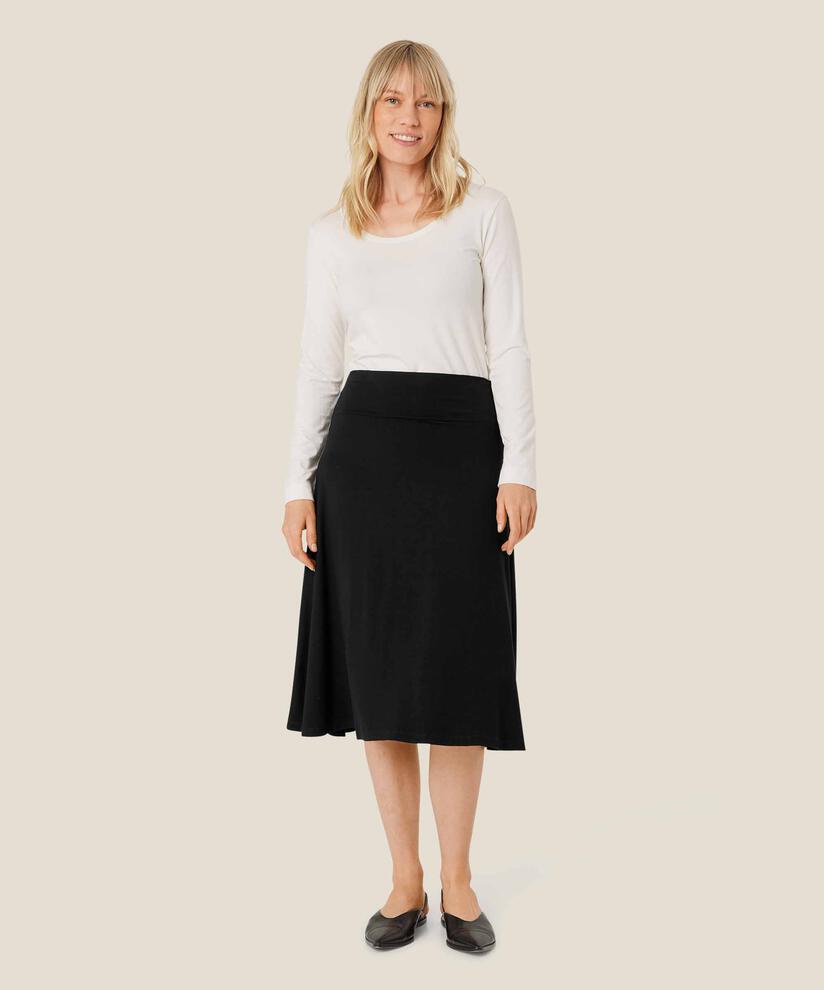 Saba JERSEY Kjol, Black