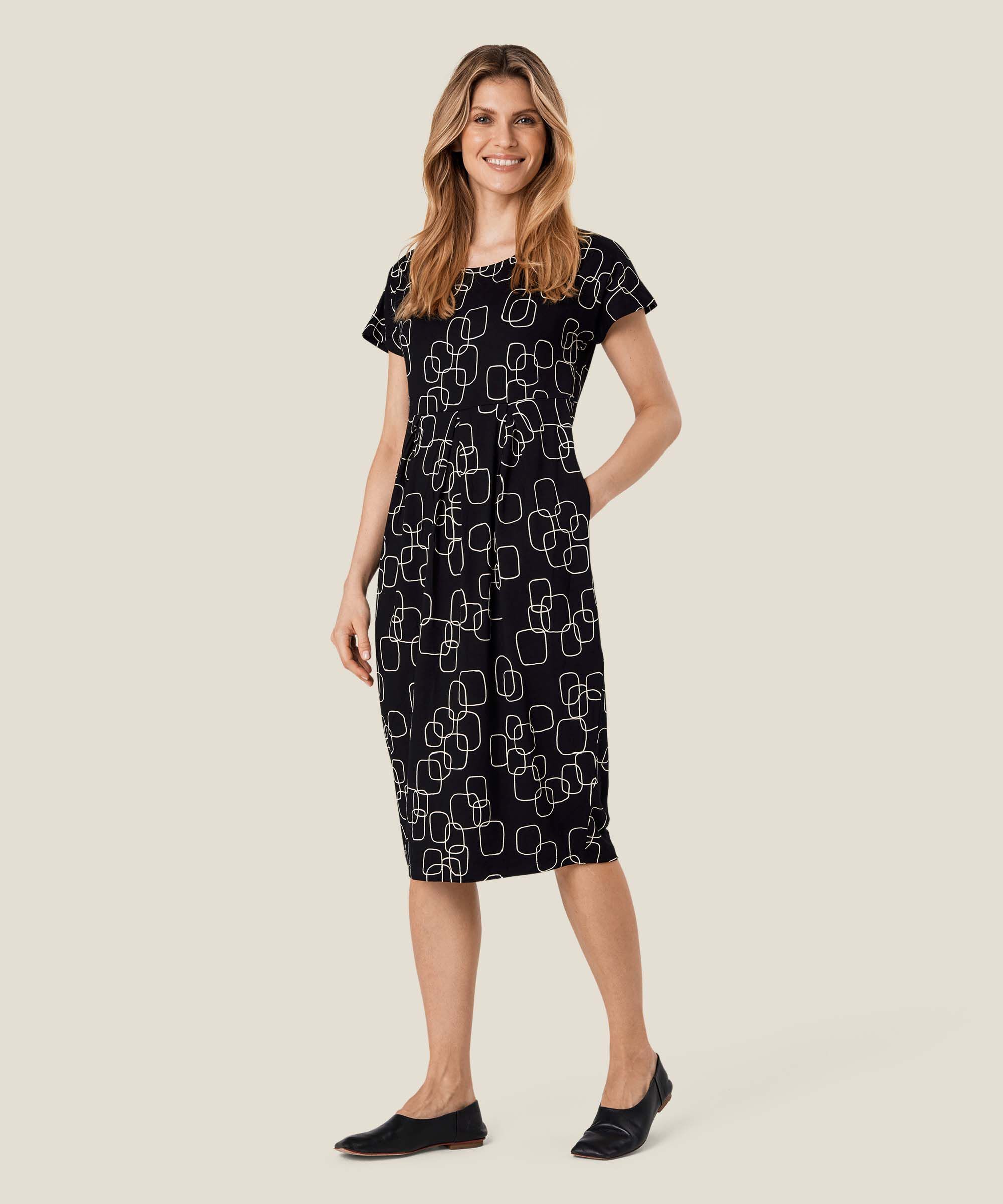 Olnia JERSEY Klänning, Black