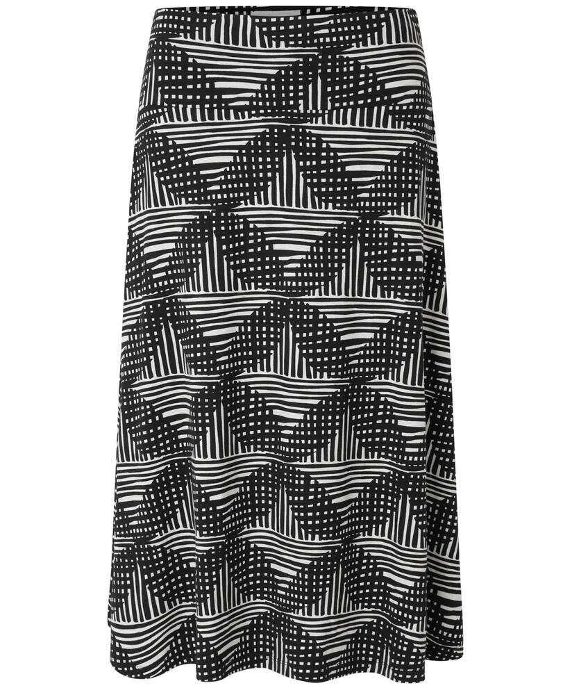 SABA JERSEY KJOL, Black