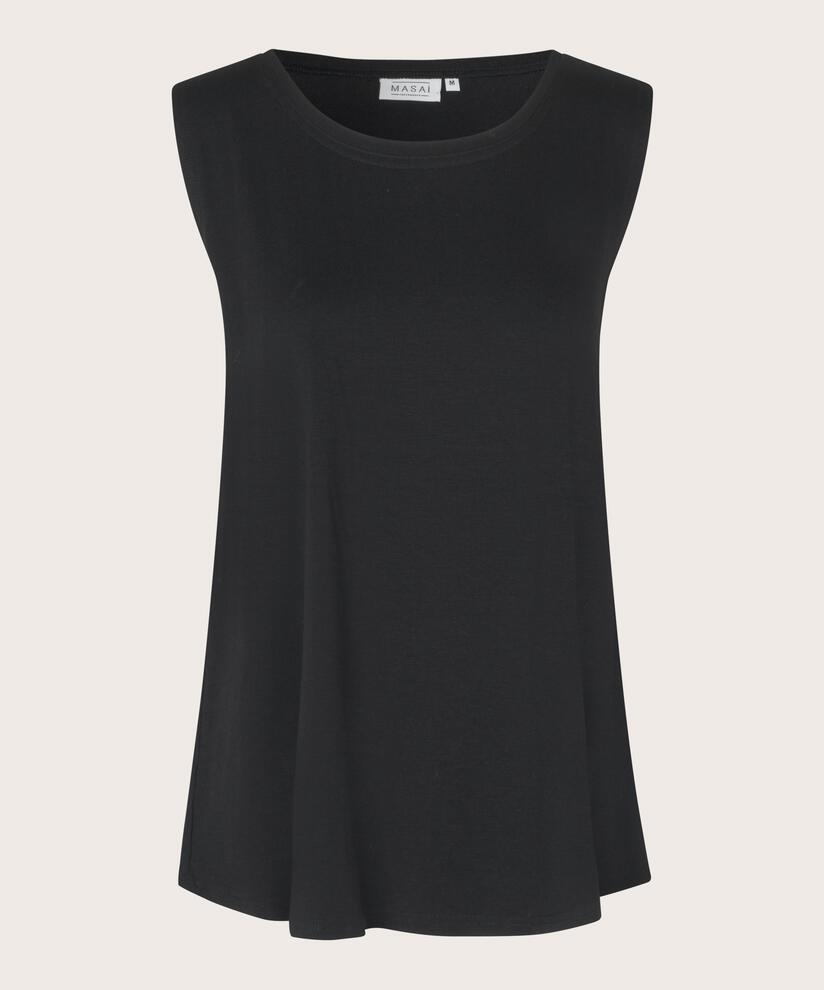 Elisa JERSEY Topp, Black