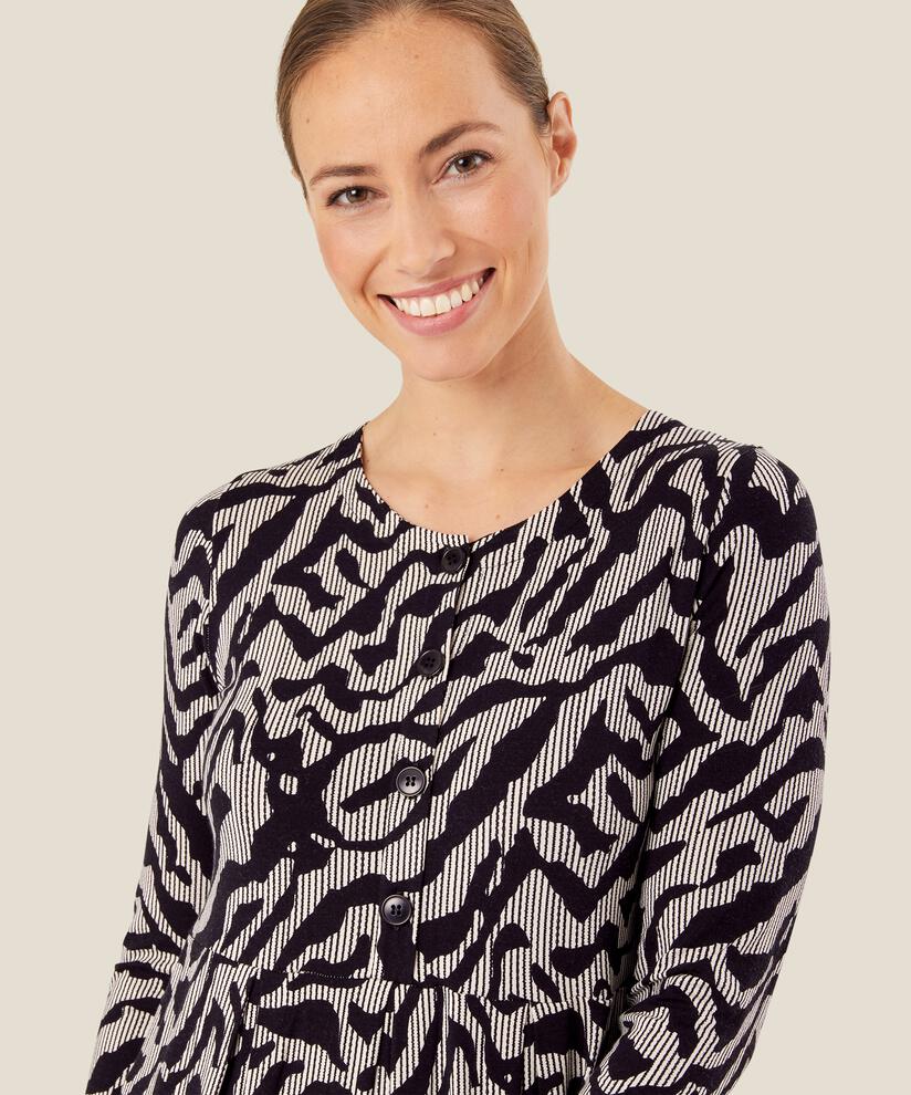 Nilana JERSEY Klänning, Black