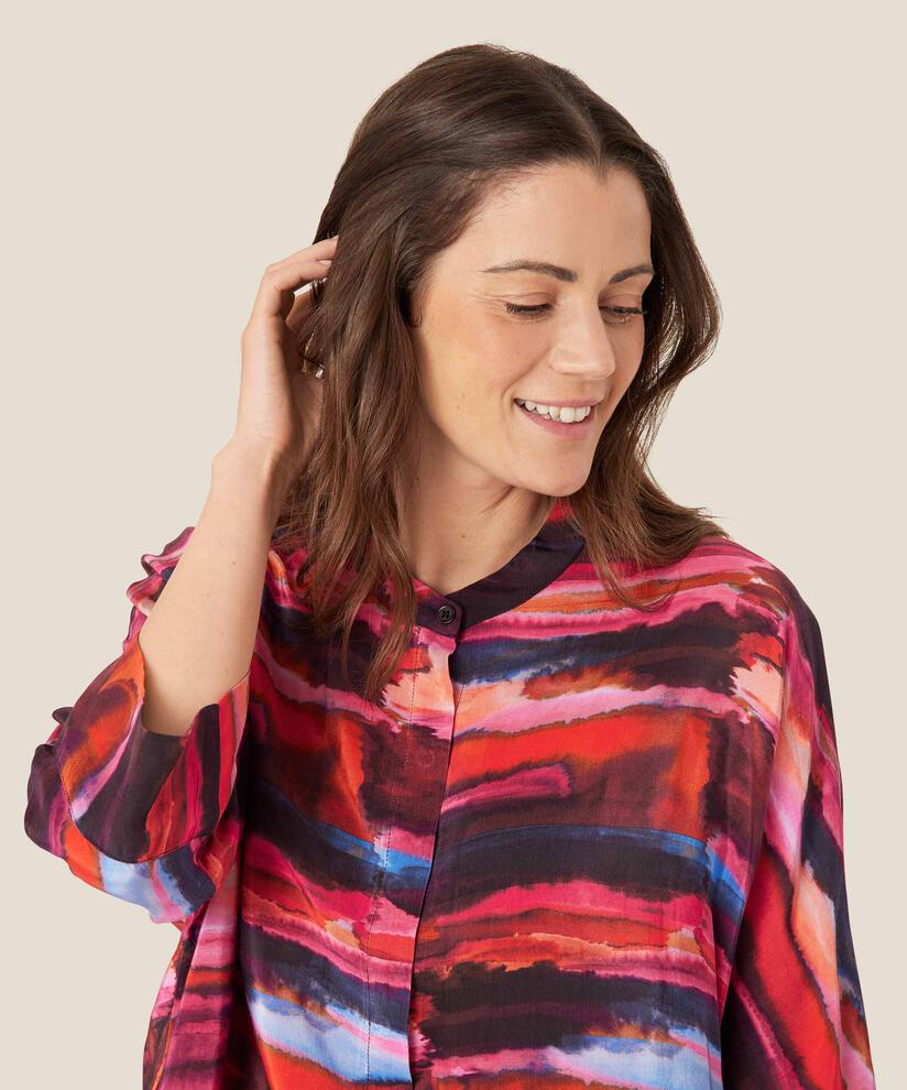 Iosetta Skjortklänning, Sun Tomato