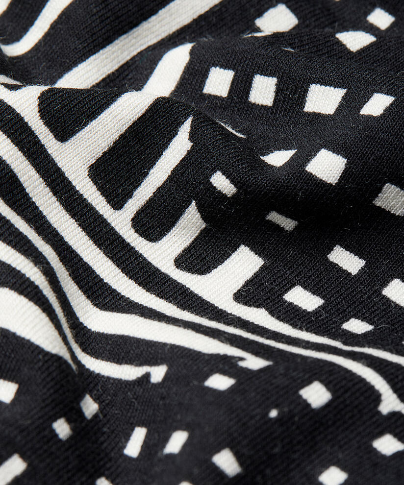 SABA JERSEY KJOL, Black