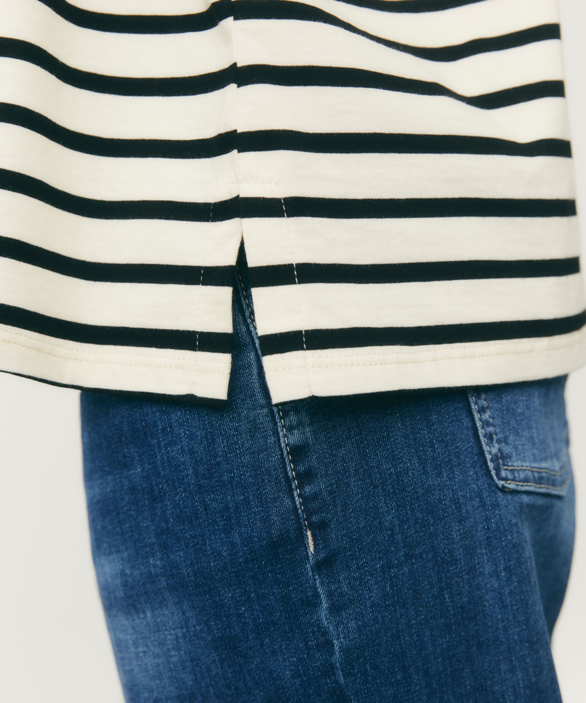 Doreann Jersey Topp, Black