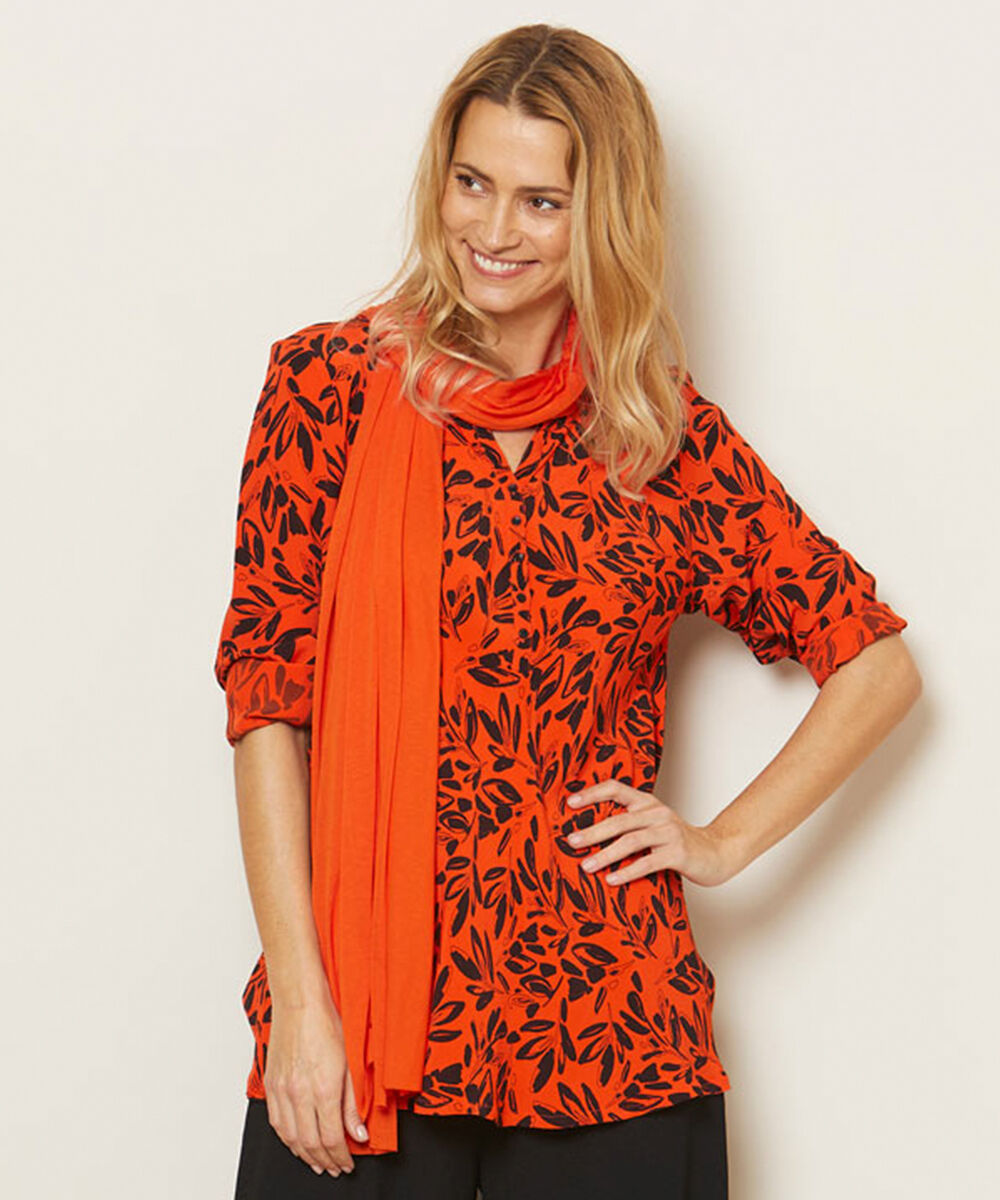 Amega JERSEY Scarf, Pumpkin