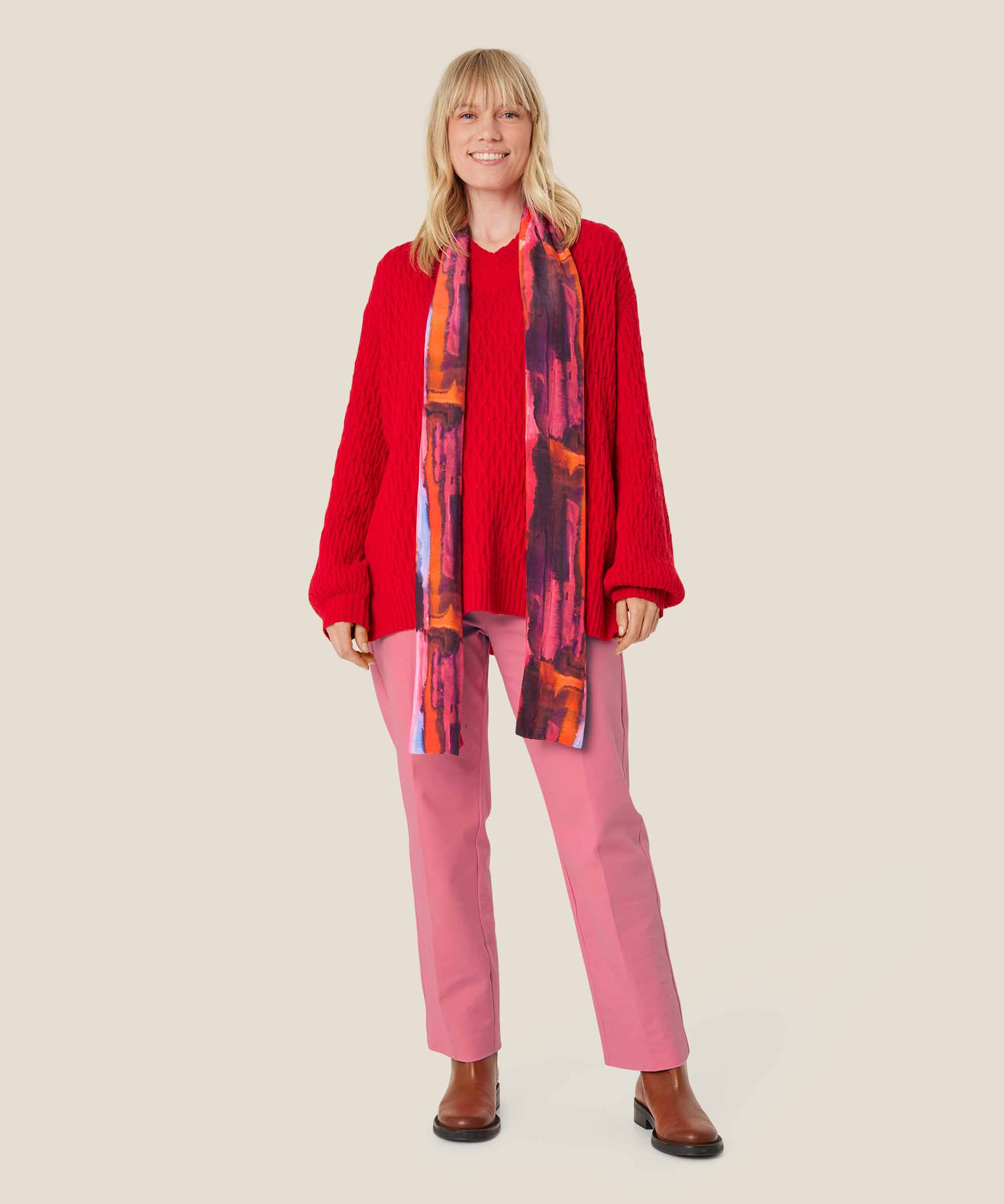 Alo Scarf, Sun Tomato