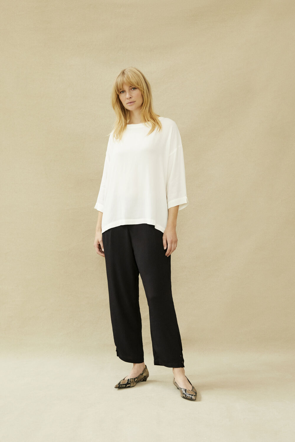 Becca top - Cream, Penna Byxor - Black
