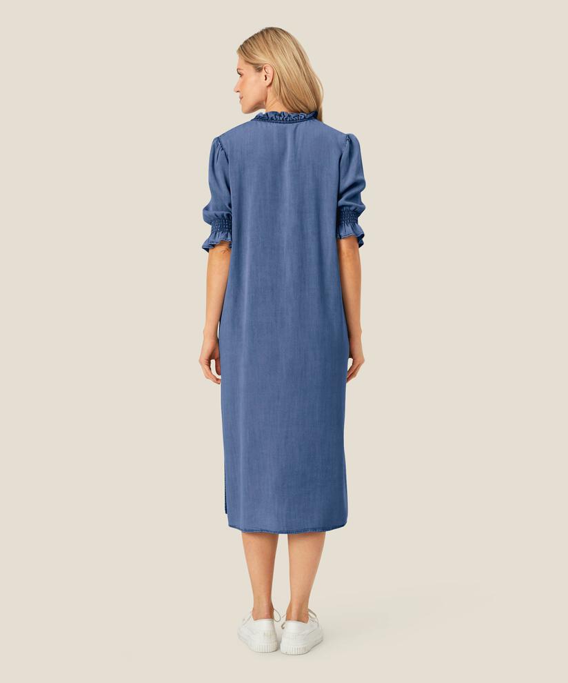 Nydelana Denim Klänning, Washed denim