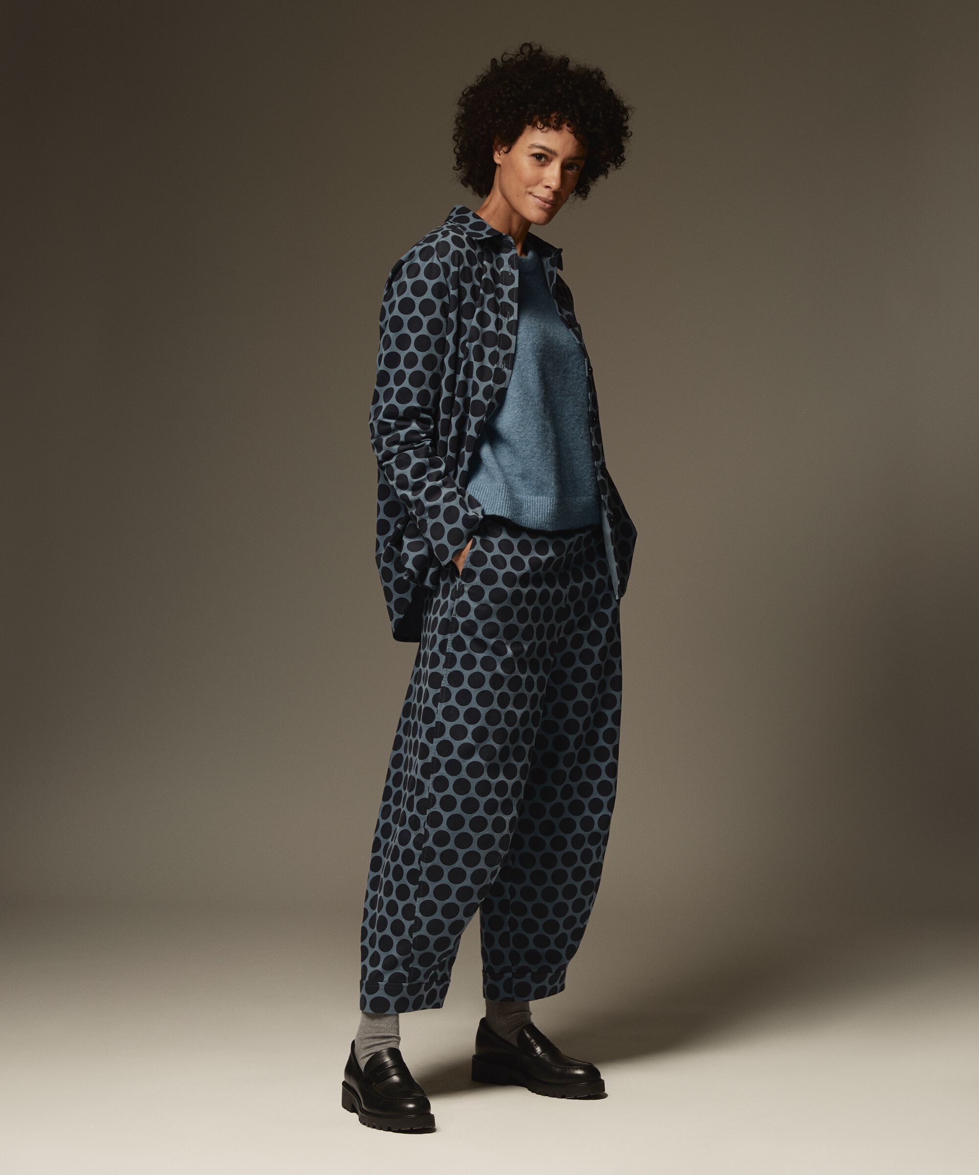 Indiba Skjorta, Navy Blazer