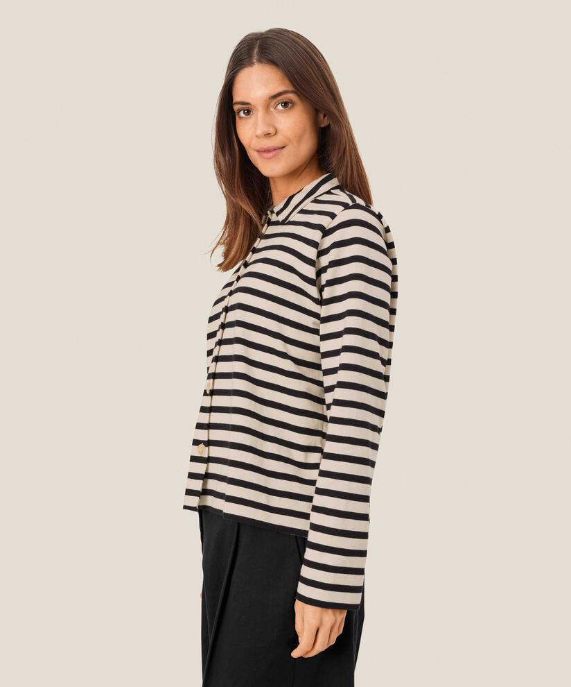 Inette JERSEY Skjorta, Black
