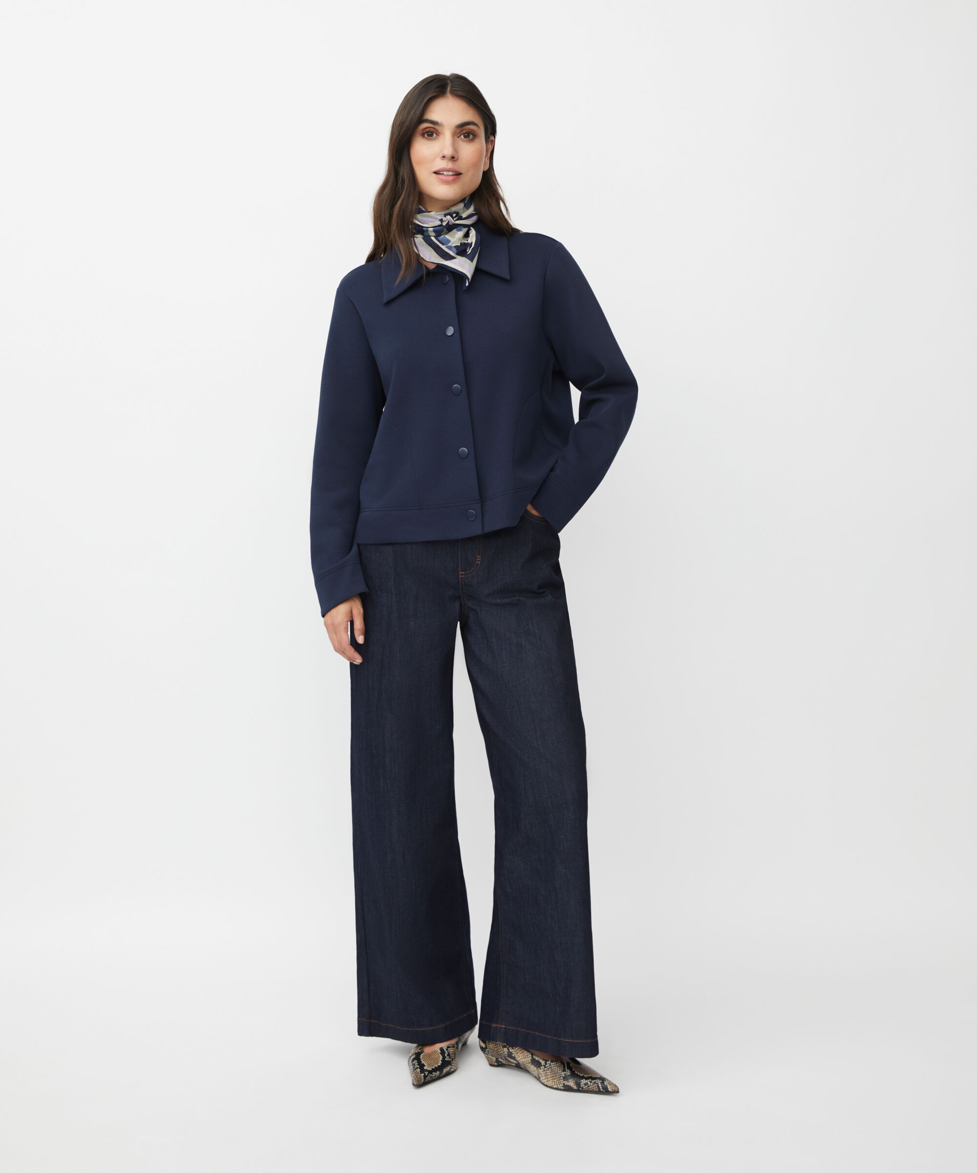 Justino JERSEY Jacka, Navy Blazer