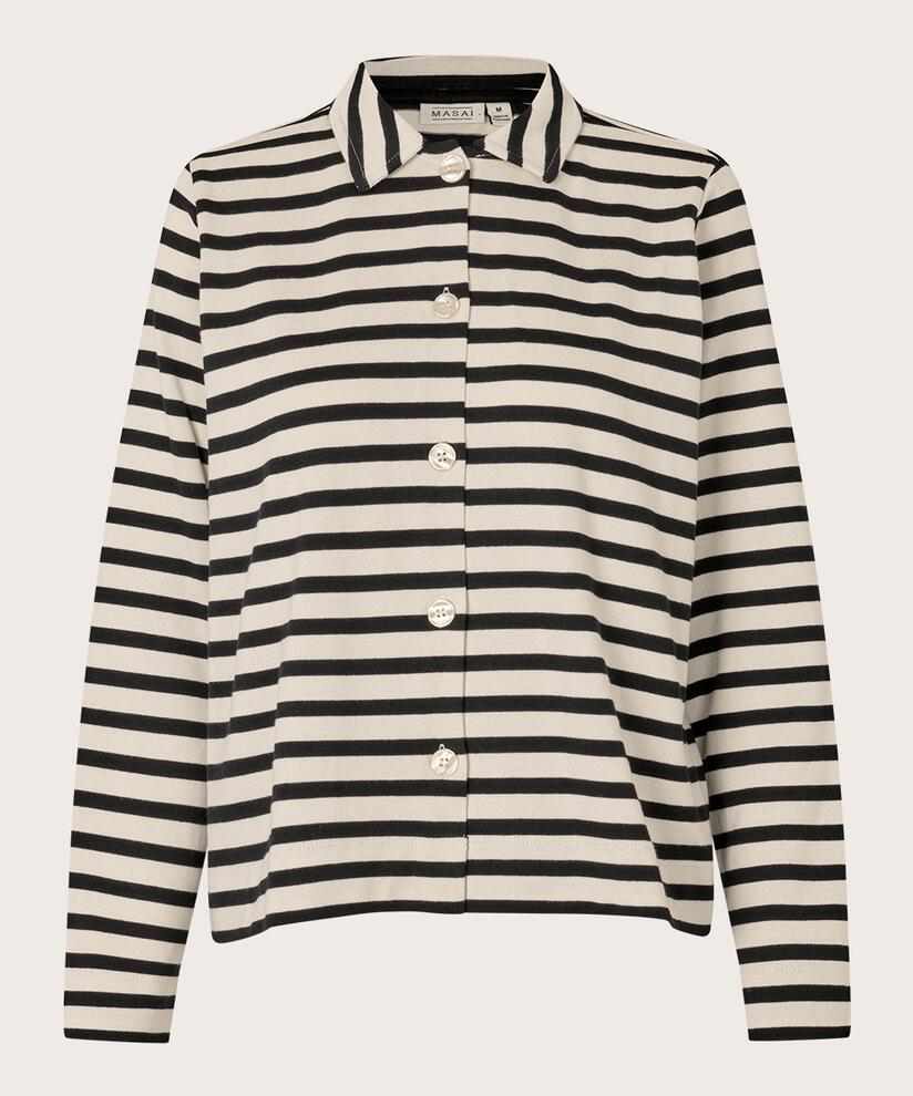 Inette JERSEY Skjorta, Black