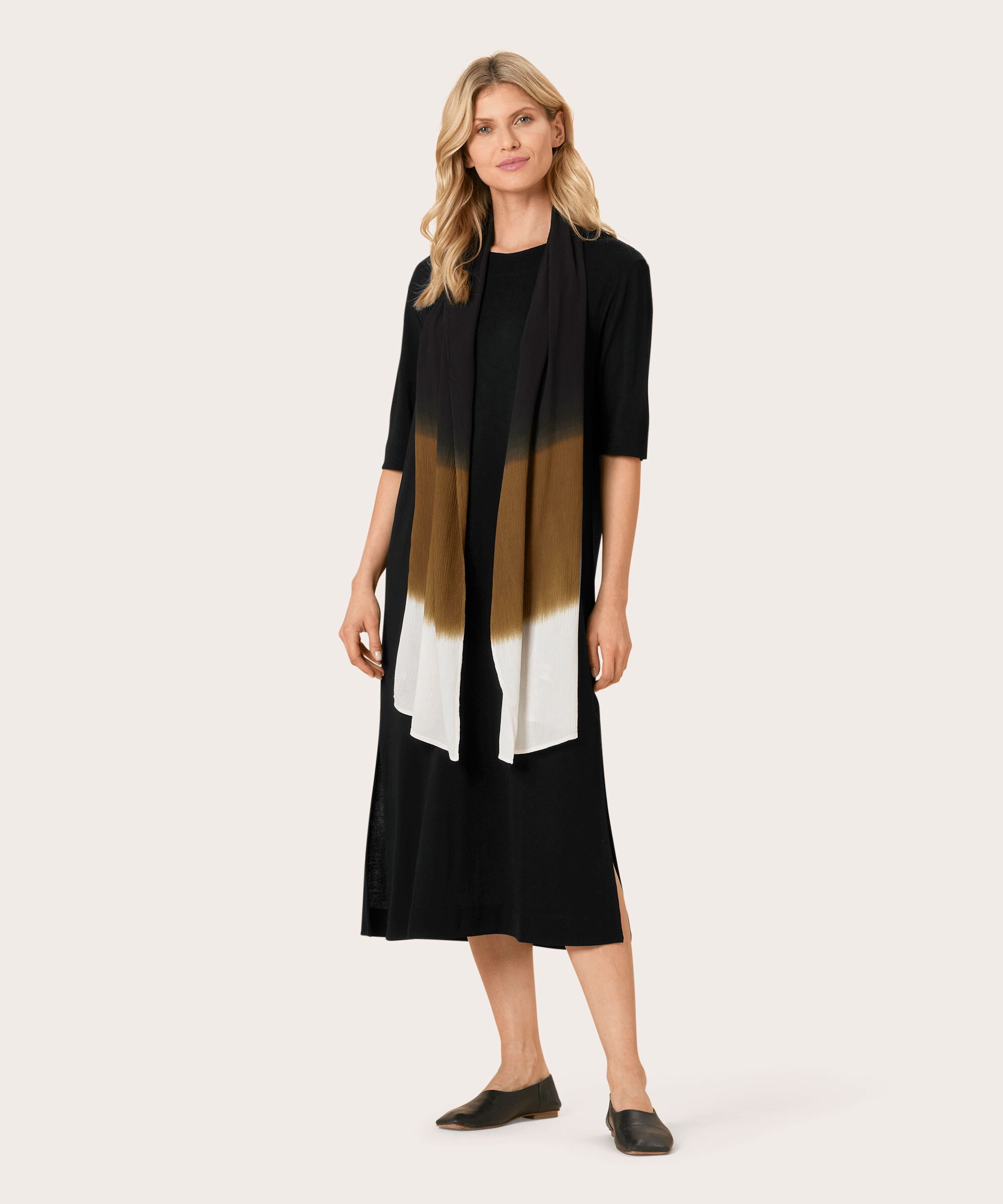 ALONG SCARF, Bronze Brown