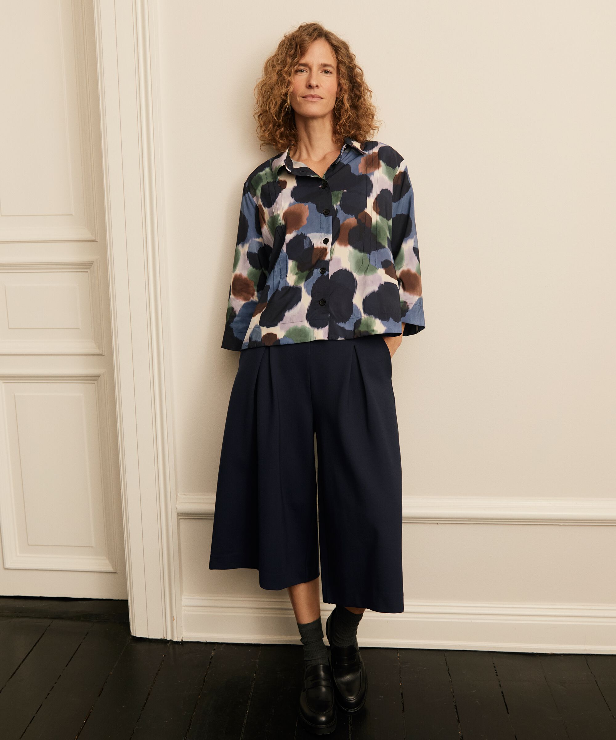 Parmona JERSEY Byxor, Navy Blazer