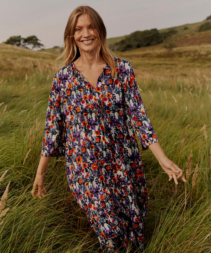 Nampula Klänning, Meadow Violet