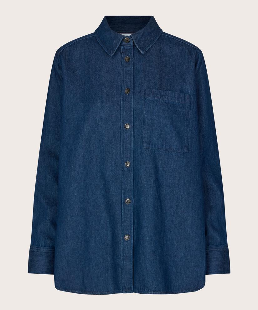 Indiba Skjorta, Dark Denim