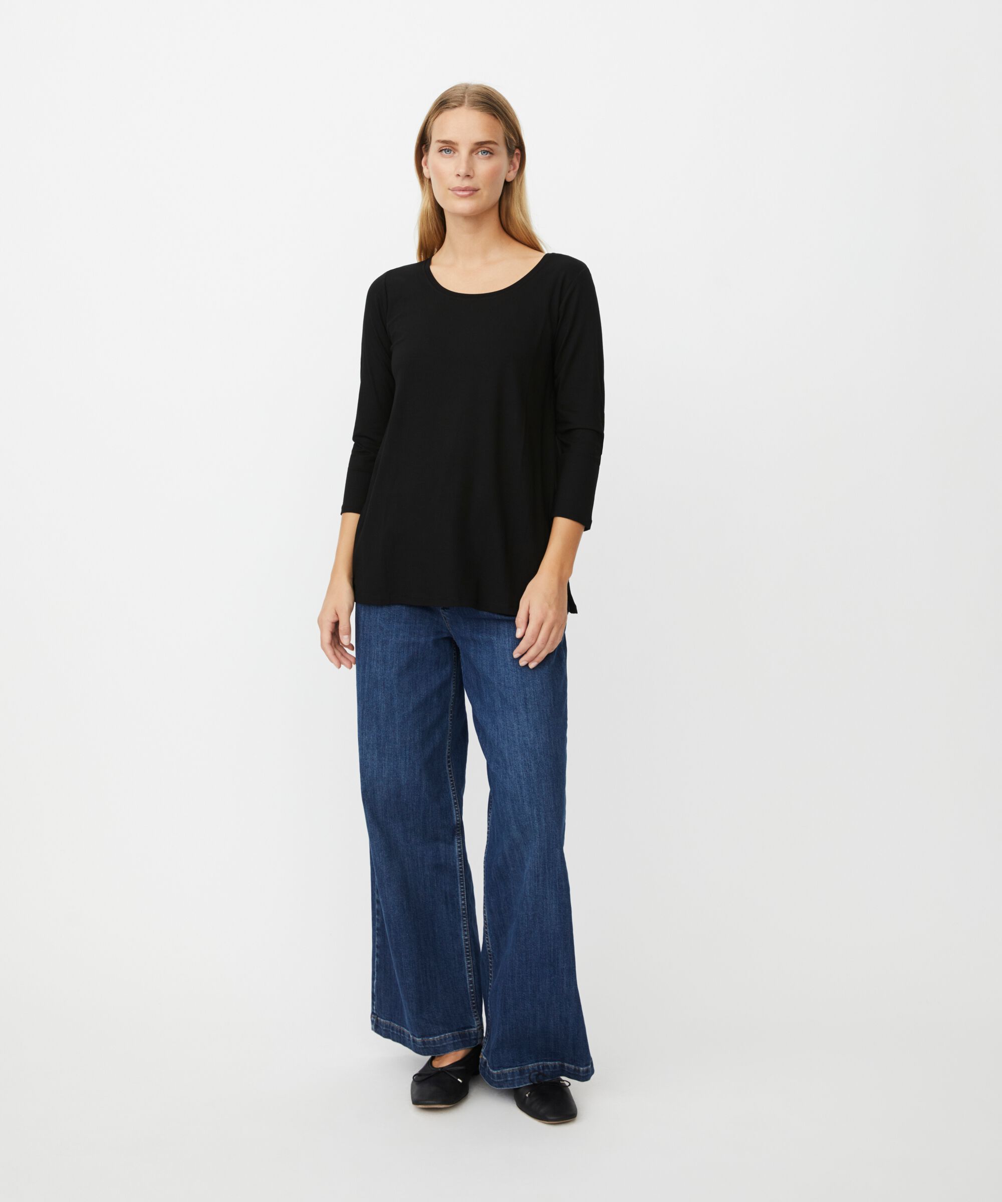 Cecille JERSEY Topp, Black