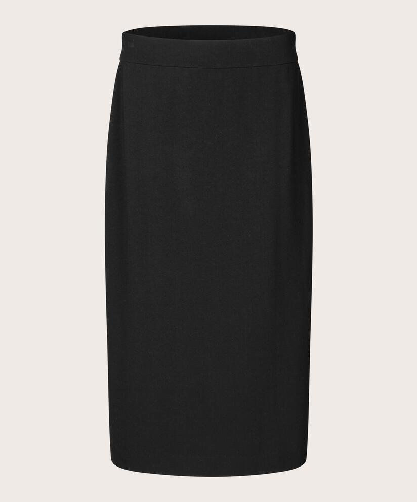 Stephanie JERSEY Kjol, Black