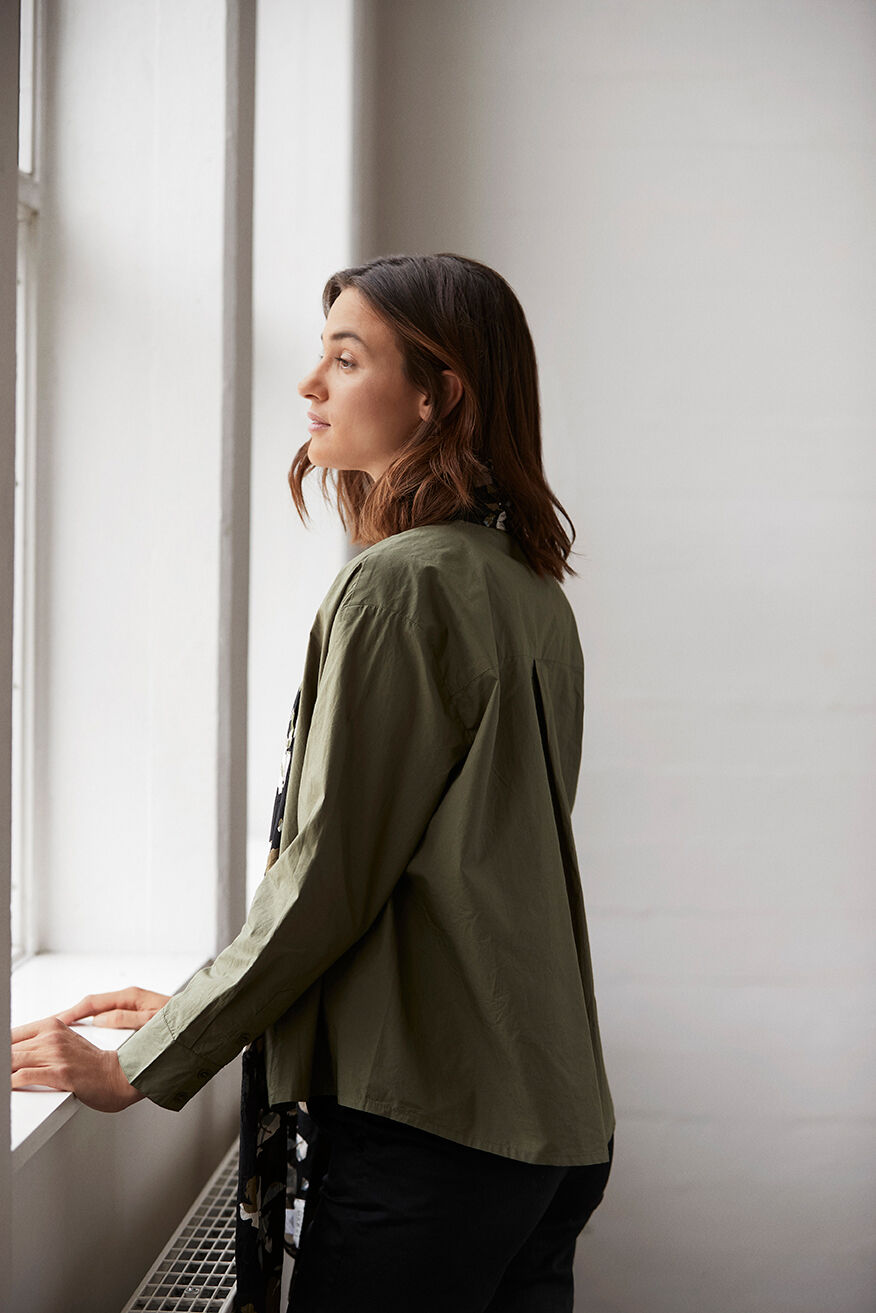 INGFRID SKJORTA, Burnt Olive