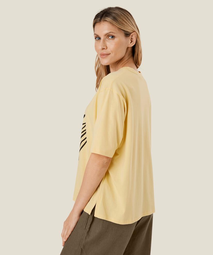 Doreann JERSEY Topp, Raffia, hi-res