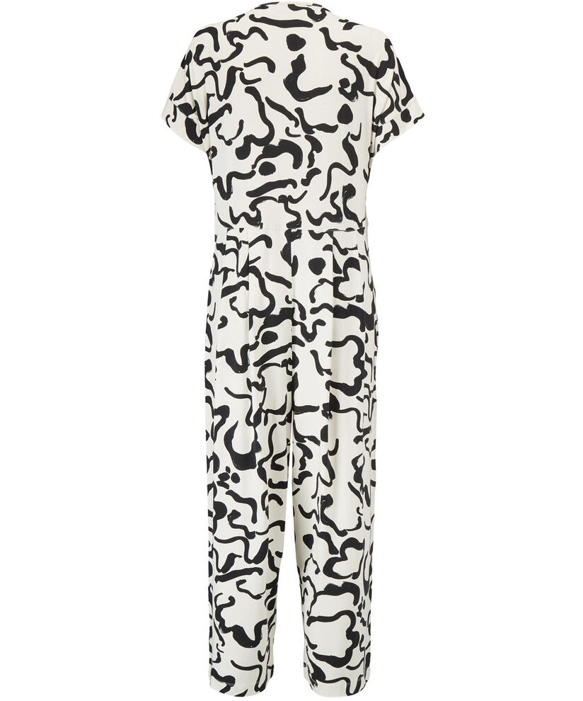 NETTA JERSEY JUMPSUIT, Black