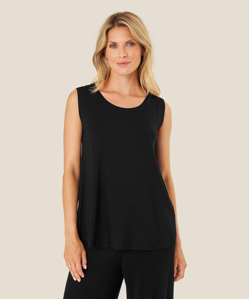 Elisa JERSEY Topp, Black